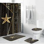Egypt Seba Bathroom Set Ancient Mythology Golden Star Royal