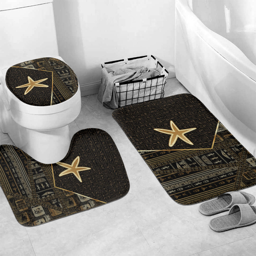 Egypt Seba Bathroom Set Ancient Mythology Golden Star Royal