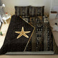 Egypt Seba Bedding Set Ancient Mythology Golden Star Royal