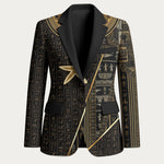 Egypt Seba Blazer Ancient Mythology Golden Star Royal