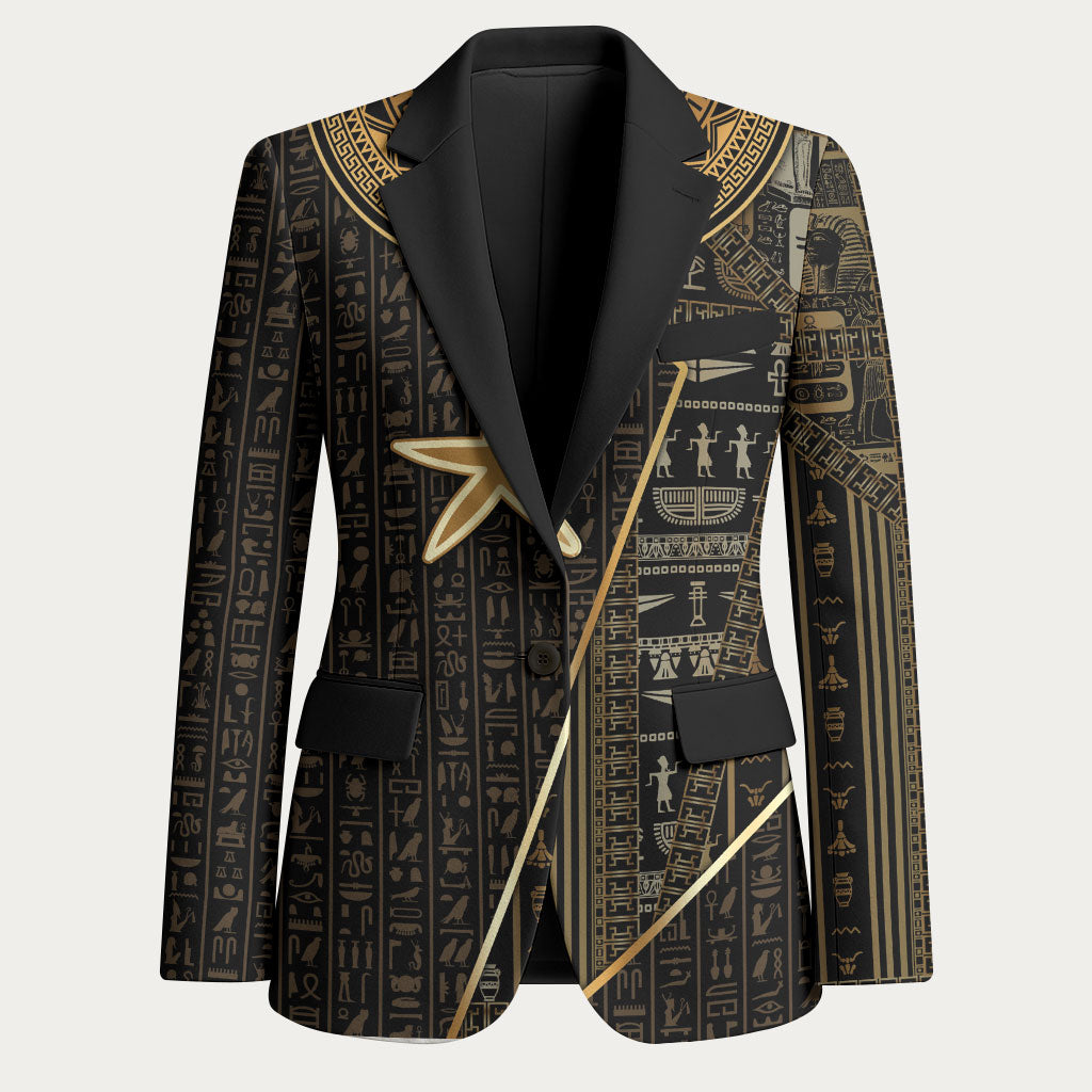 Egypt Seba Blazer Ancient Mythology Golden Star Royal