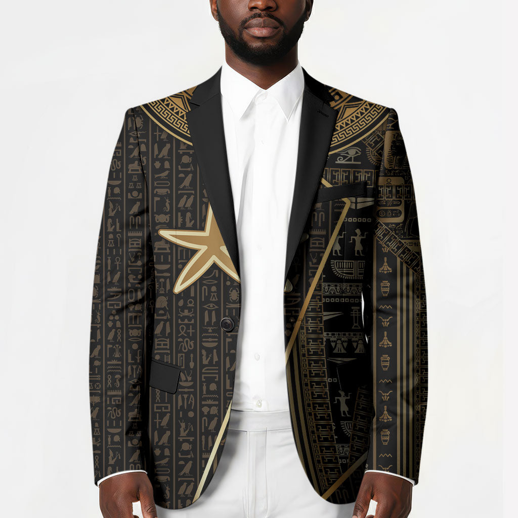 Egypt Seba Blazer Ancient Mythology Golden Star Royal