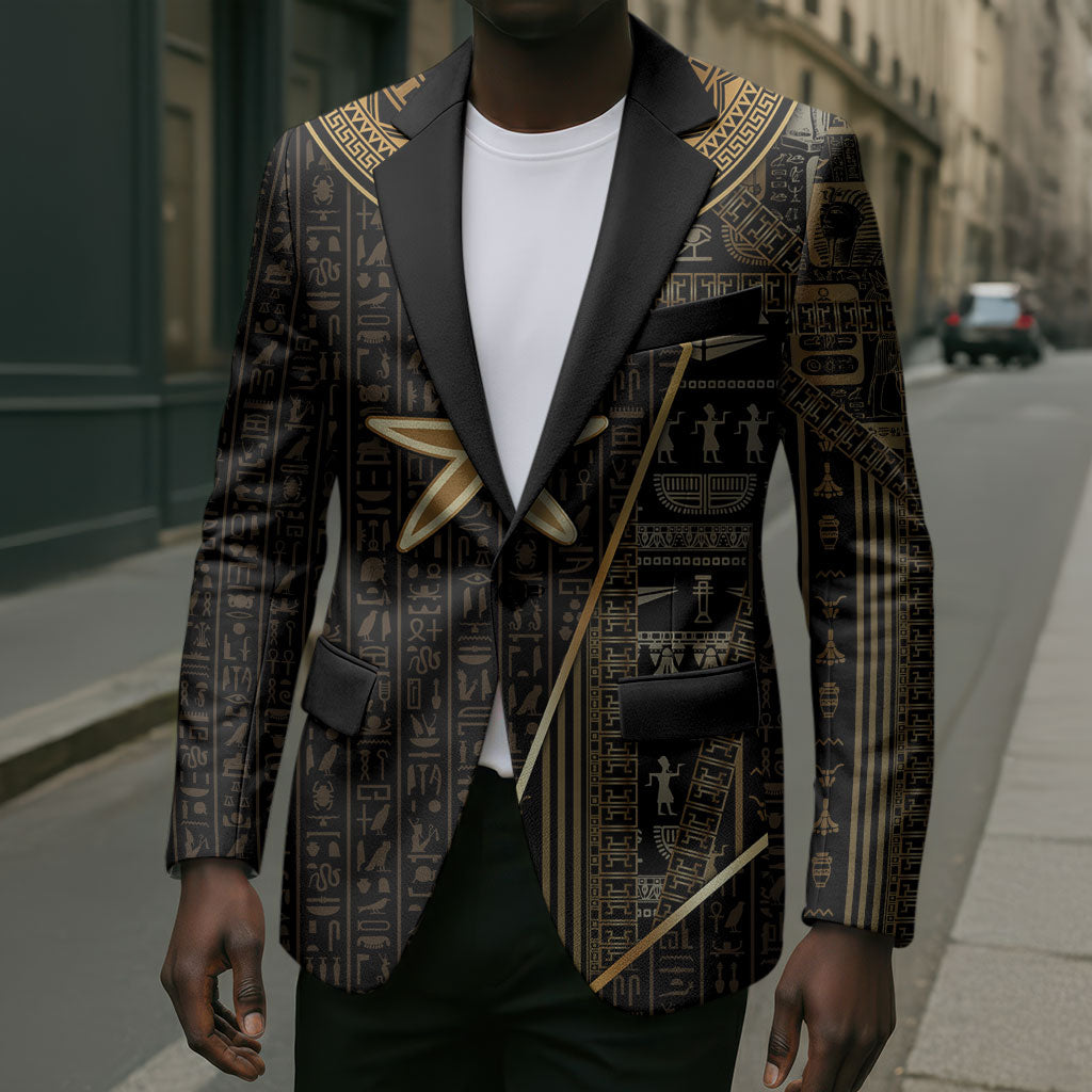 Egypt Seba Blazer Ancient Mythology Golden Star Royal