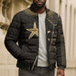 Egypt Seba Bomber Puffer Jacket Ancient Mythology Golden Star Royal