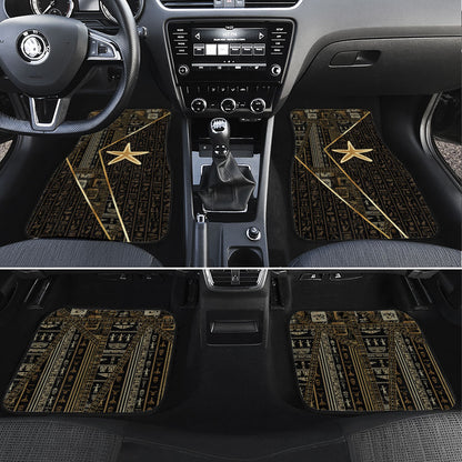 Egypt Seba Car Mats Ancient Mythology Golden Star Royal
