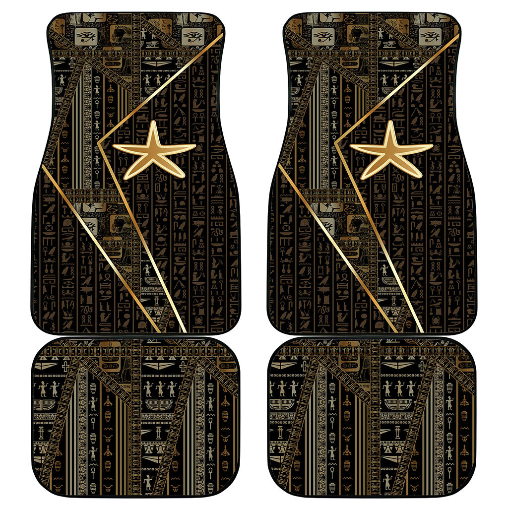 Egypt Seba Car Mats Ancient Mythology Golden Star Royal