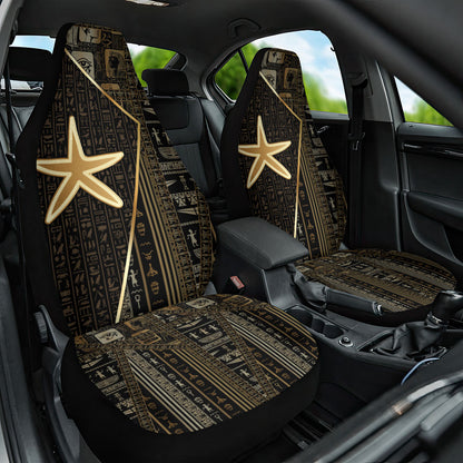 Egypt Seba Car Seat Cover Ancient Mythology Golden Star Royal