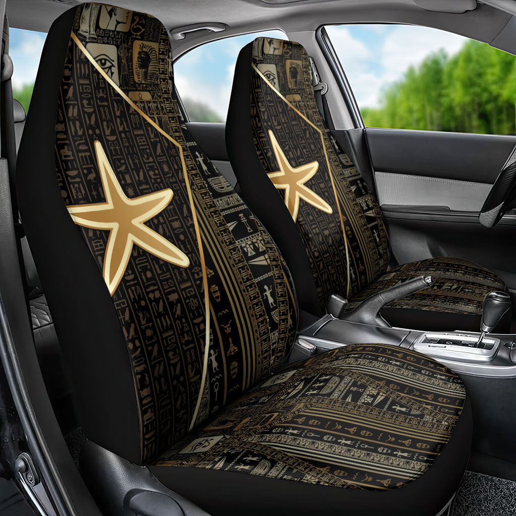 Egypt Seba Car Seat Cover Ancient Mythology Golden Star Royal