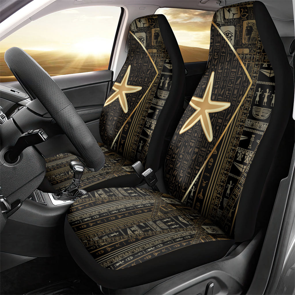 Egypt Seba Car Seat Cover Ancient Mythology Golden Star Royal