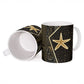 Egypt Seba Ceramic Mug Ancient Mythology Golden Star Royal