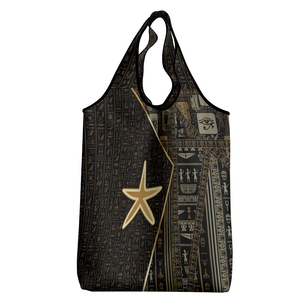 Egypt Seba Grocery Bag Ancient Mythology Golden Star Royal