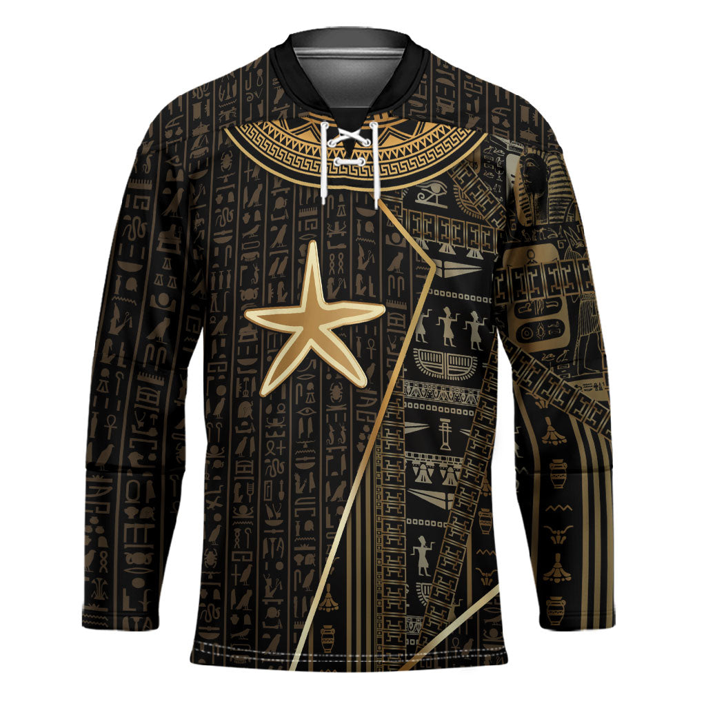 Egypt Seba Hockey Jersey Ancient Mythology Golden Star Royal
