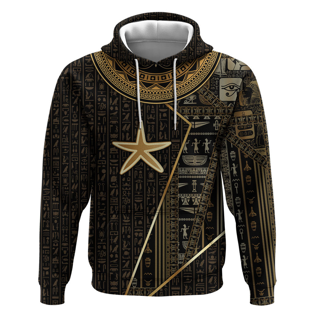 Egypt Seba Hoodie Ancient Mythology Golden Star Royal