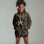 Egypt Seba Hoodie Dress Ancient Mythology Golden Star Royal