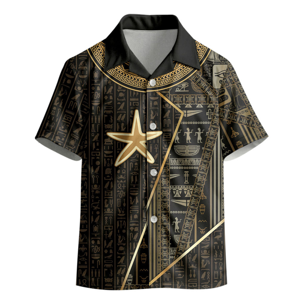 Egypt Seba Kid Hawaiian Shirt Ancient Mythology Golden Star Royal