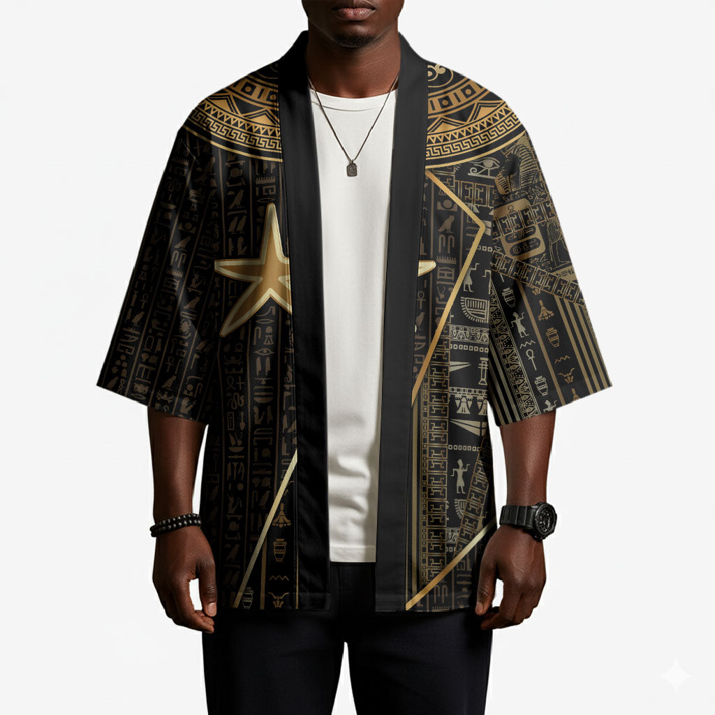 Egypt Seba Kimono Ancient Mythology Golden Star Royal