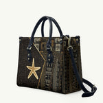 Egypt Seba Leather Bag Ancient Mythology Golden Star Royal