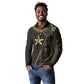 Egypt Seba Long Sleeve Polo Shirt Ancient Mythology Golden Star Royal