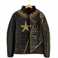 Egypt Seba Padded Jacket Ancient Mythology Golden Star Royal