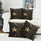 Egypt Seba Pillow Cover Ancient Mythology Golden Star Royal