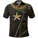 Egypt Seba Polo Shirt Ancient Mythology Golden Star Royal