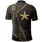 Egypt Seba Polo Shirt Ancient Mythology Golden Star Royal