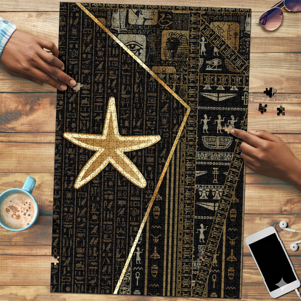 Egypt Seba Puzzle Ancient Mythology Golden Star Royal