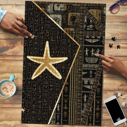 Egypt Seba Puzzle Ancient Mythology Golden Star Royal