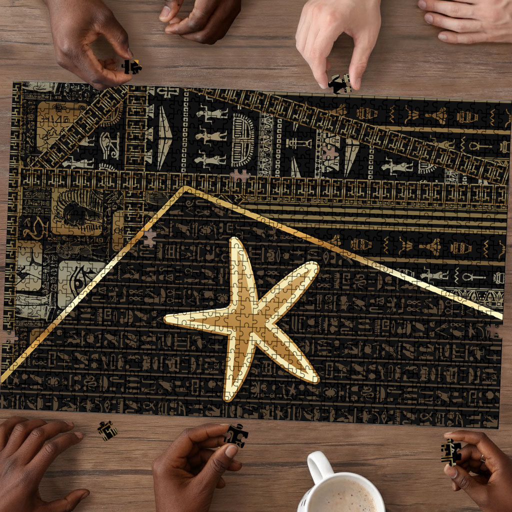 Egypt Seba Puzzle Ancient Mythology Golden Star Royal