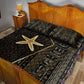 Egypt Seba Quilt Bed Set Ancient Mythology Golden Star Royal