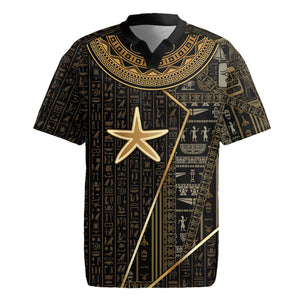 Egypt Seba Rugby Jersey Ancient Mythology Golden Star Royal