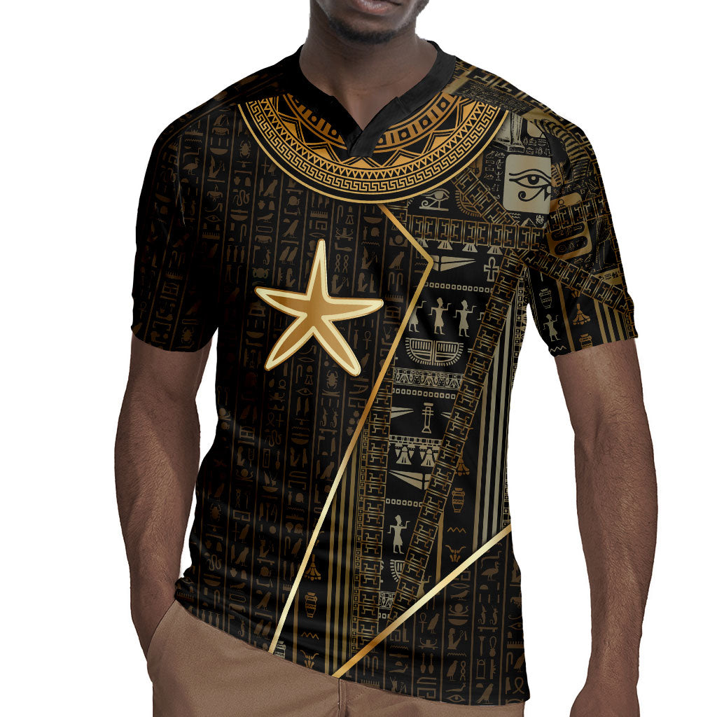 Egypt Seba Rugby Jersey Ancient Mythology Golden Star Royal