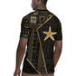 Egypt Seba Rugby Jersey Ancient Mythology Golden Star Royal