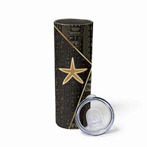 Egypt Seba Skinny Tumbler Ancient Mythology Golden Star Royal