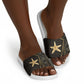 Egypt Seba Slide Sandals Ancient Mythology Golden Star Royal