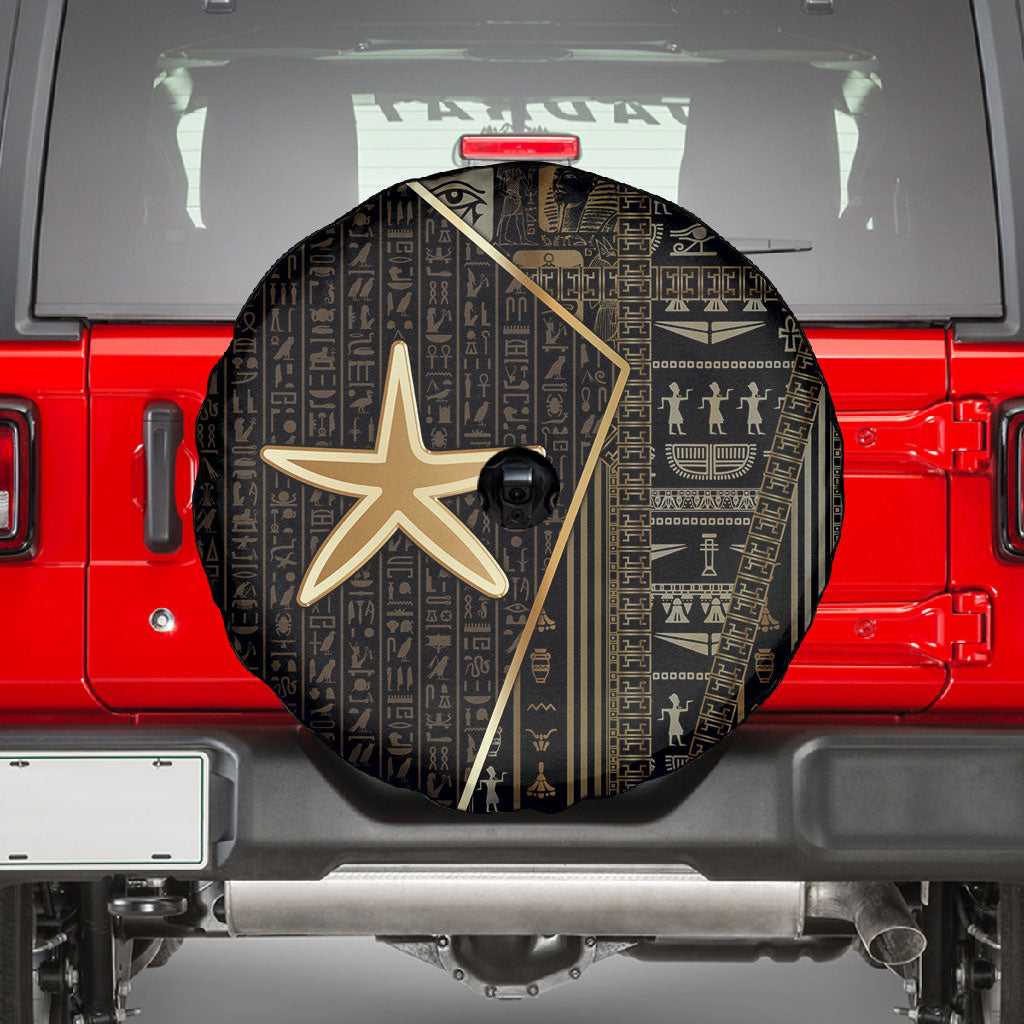Egypt Seba Spare Tire Cover Ancient Mythology Golden Star Royal