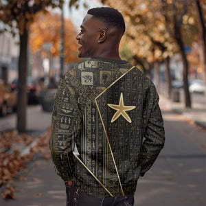 Egypt Seba Sweatshirt Ancient Mythology Golden Star Royal