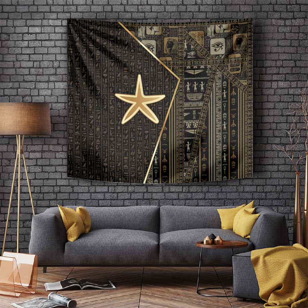 Egypt Seba Tapestry Ancient Mythology Golden Star Royal