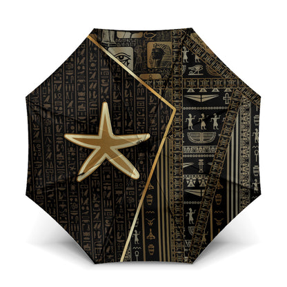 Egypt Seba Umbrella Ancient Mythology Golden Star Royal