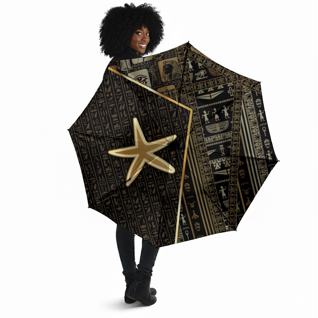 Egypt Seba Umbrella Ancient Mythology Golden Star Royal