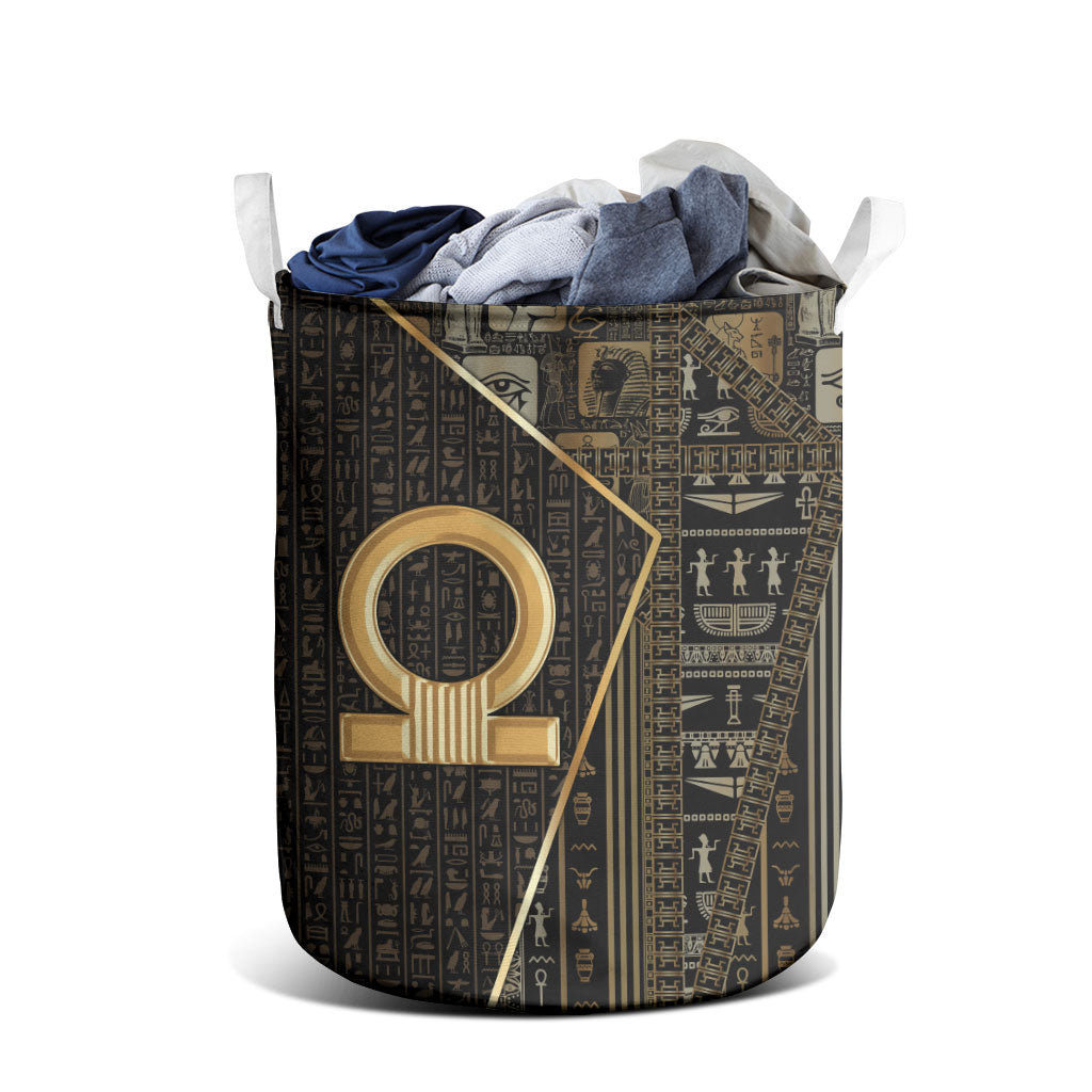 Egypt Shen Ring Laundry Basket Ancient Mythology Eternally Protecting