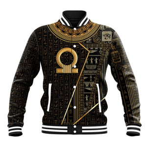 Egypt Shen Ring Baseball Jacket Ancient Mythology Eternally Protecting