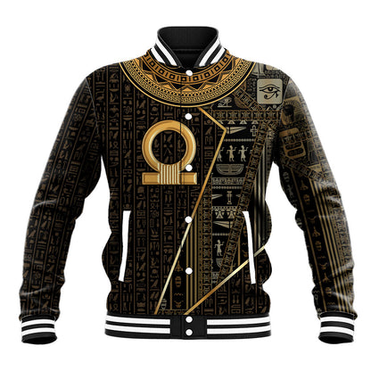 Egypt Shen Ring Baseball Jacket Ancient Mythology Eternally Protecting