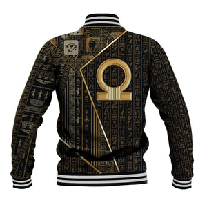 Egypt Shen Ring Baseball Jacket Ancient Mythology Eternally Protecting