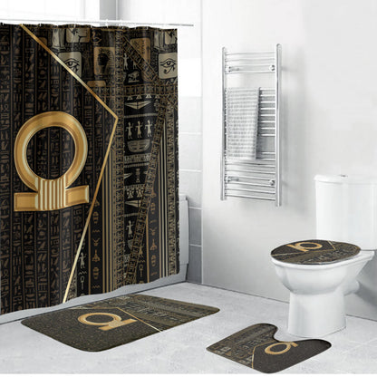 Egypt Shen Ring Bathroom Set Ancient Mythology Eternally Protecting