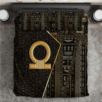 Egypt Shen Ring Bedding Set Ancient Mythology Eternally Protecting