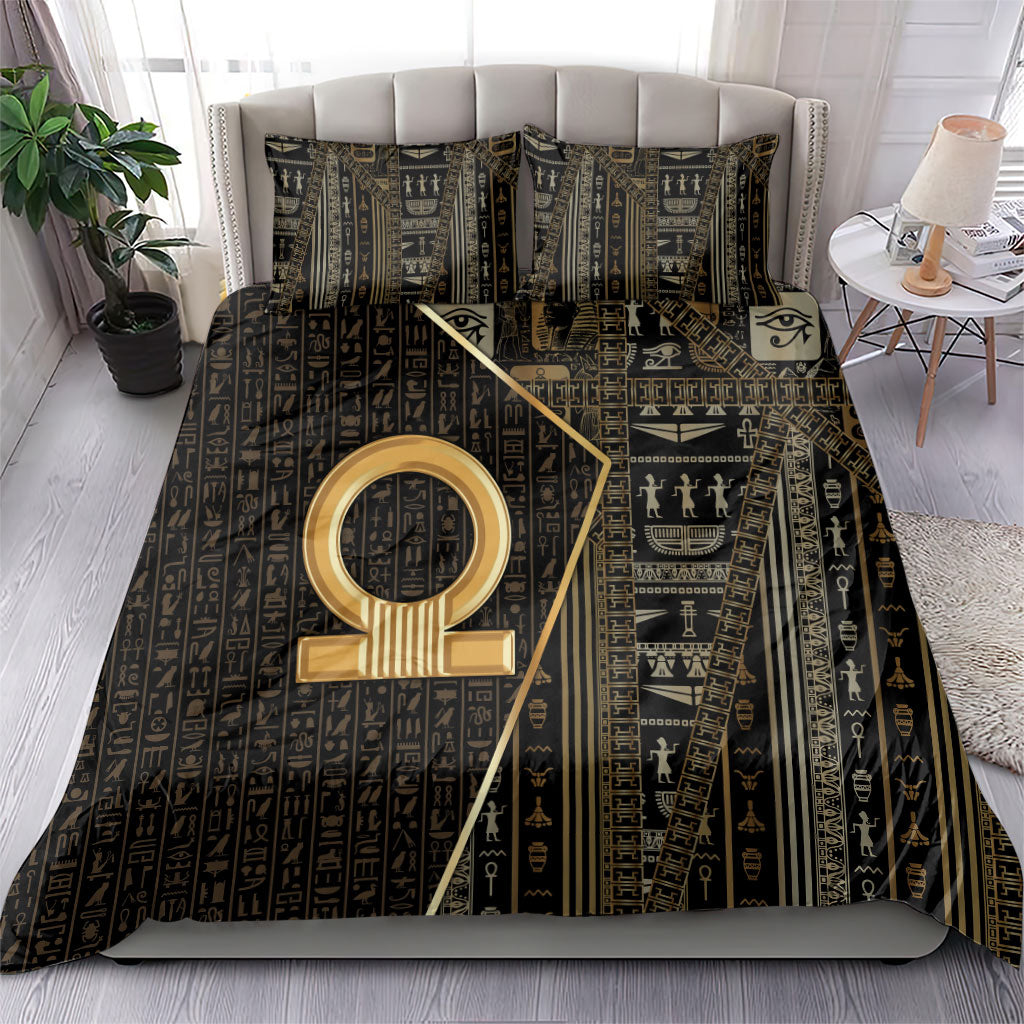 Egypt Shen Ring Bedding Set Ancient Mythology Eternally Protecting