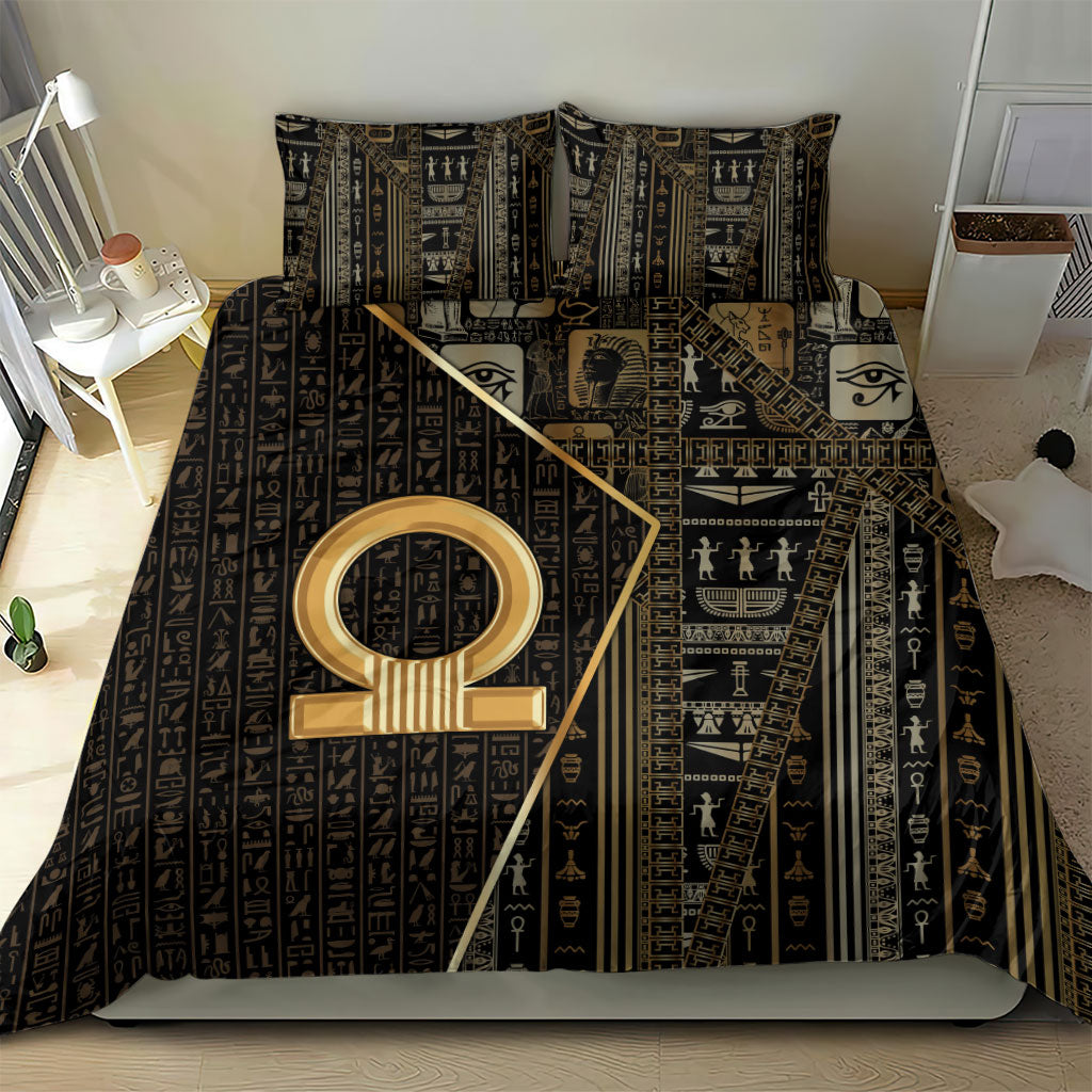 Egypt Shen Ring Bedding Set Ancient Mythology Eternally Protecting
