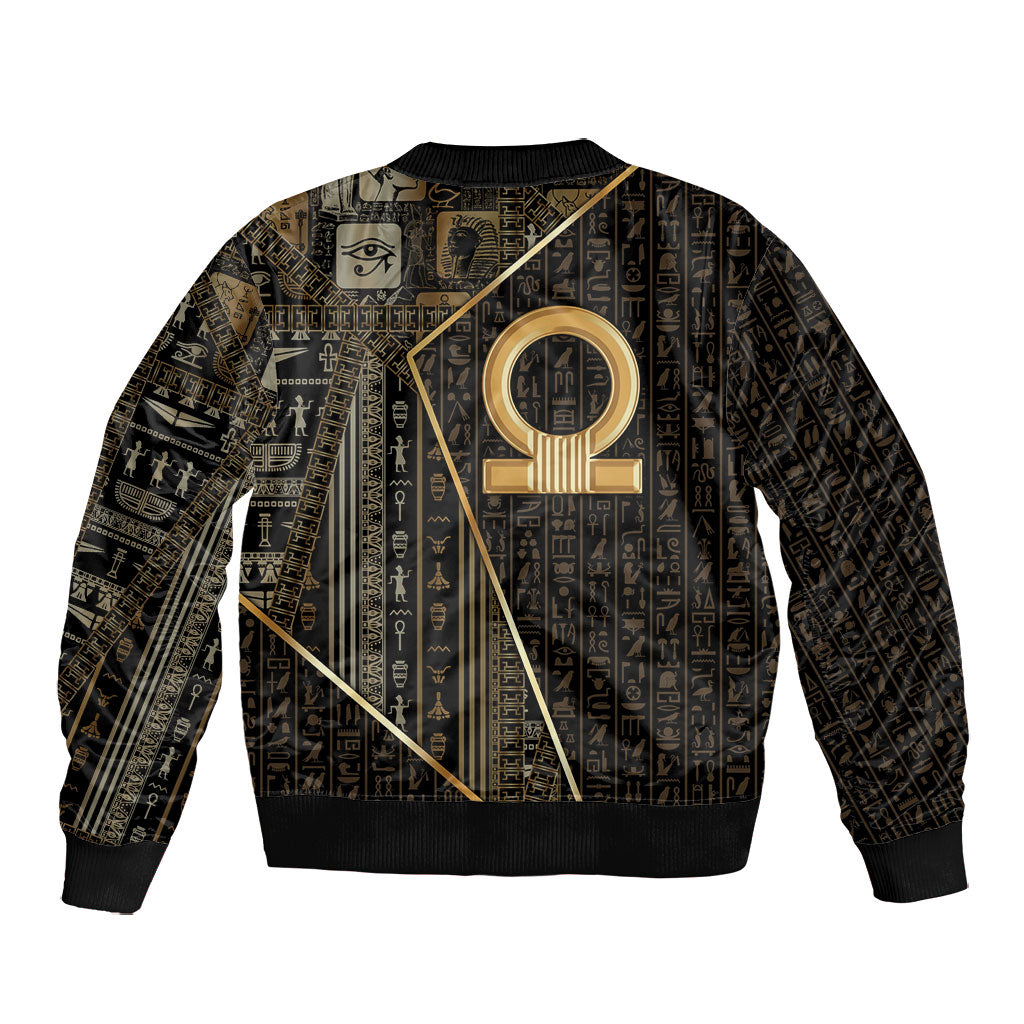 Egypt Shen Ring Bomber Jacket Ancient Mythology Eternally Protecting