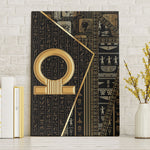 Egypt Shen Ring Canvas Wall Art Ancient Mythology Eternally Protecting
